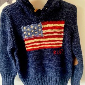 Kids polo Ralph Lauren hooded sweater.